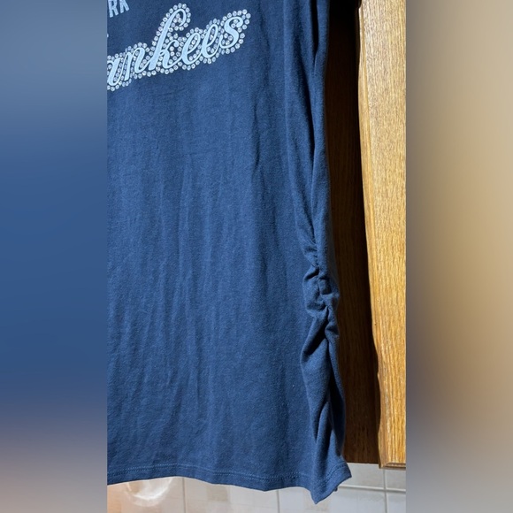NWT Soft As A Grape New York Yankees Women's Maternity T-Shirt Large Navy Blue - Picture 8 of 10
